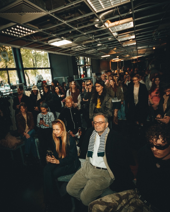 A packed room of guests at Feierabend